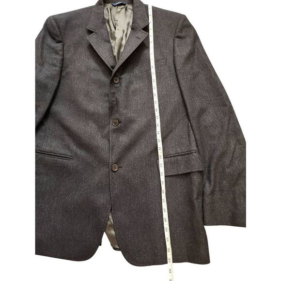 Brooks Brothers Madison men Wool Blazer 44L 3 button single vent MADE IN ITALY - Picture 4 of 11